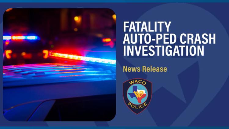 Waco Police Department cruiser with flashing lights at night, symbolizing an ongoing investigation