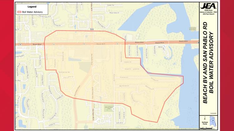 Boil Water Advisory in place for parts of San Pablo Road after water main break — First Coast News Local, Tyler Community news